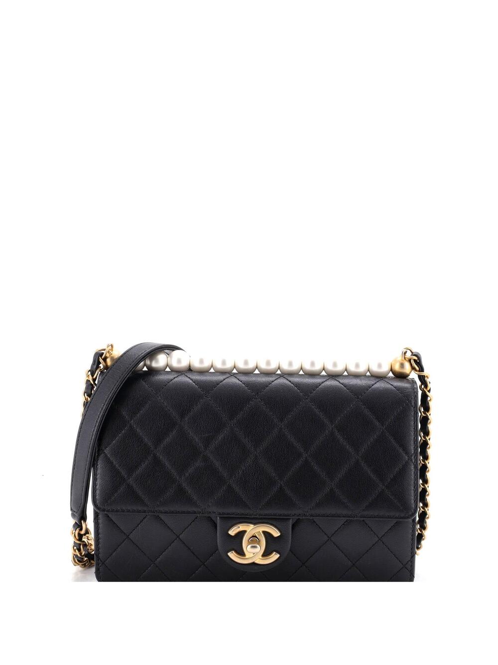 Chanel Chic Pearls Flap Bag Quilted #350893C46B